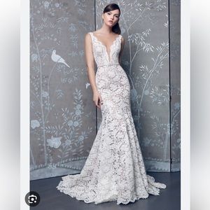 Romona Keveza Legends Lace Wedding Gown